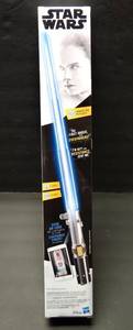 lot 75 image: STAR WARS Darth Vader Lightsaber Hear Phrases From Rey NEW IN BOX