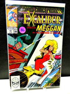 lot 86 image: 1989 Marvel Comics Presents #34 - Excalibur, Black Panther, Captain America