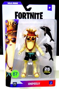 lot 87 image: Fortnite Solo Mode  UNPEELY  Epic Games  3.75 inch Action Figure NewSealed