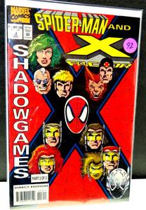 lot 92 image: DIRECT EDITION - Spider-Man and X-Factor #3 (1994) Marvel Comics