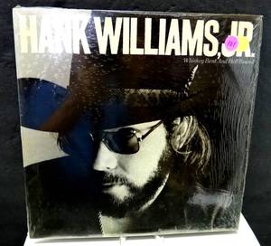 lot 101 image: VINTAGE HANK WILLIAMS JR. - WHISKEY BENT AND HELL BOUND, 6E-237 ELEKTRA PROMO 1979 $$