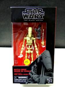 lot 112 image: Star Wars The Black Series #83 Battle Droid 6 Action Figure Hasbro NIB $$