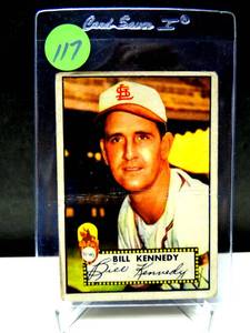 lot 117 image: ORIGINAL 1952 Topps #102 Bill Kennedy - PICHERCHICAGO WHITE SOX