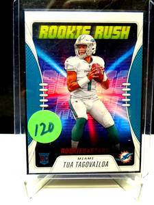 lot 120 image: RISING ROOKIE - 2020 Panini Rookies & Stars #RR-2 Tua Tagovailoa Rookie Rush