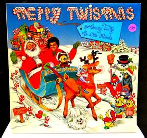 lot 137 image: Rare Merry Twismas  Conway Twitty & His Little Friends LP 1983 Vinyl Album $$