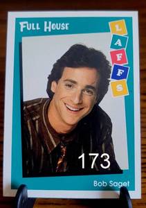 lot 173 image: RECENTLY DECEASED - FULL HOUSE STAR BOB SAGET COLLECTORS CARD
