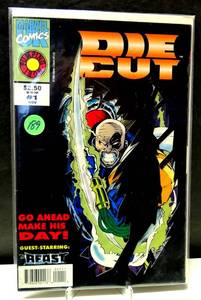 lot 189 image: DIE CUT-GO AHEAD AND MAKE MY DAY-#1 NOV 1993 LN BAGGED AND BOARDED (MARVEL)