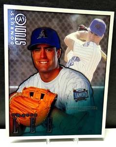 lot 218 image: AUTHENTIC AUTOGRAPH - RARE SAMPLES - TRAVIS LEE SIGNED AUTOGRAPH ARIZONA DIAMONDBACKS 1998 DONRUSS STUDIO 8x10 PHOTO $$