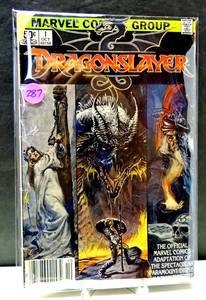 lot 287 image: DRAGONSLAYER #1 MARVEL COMICS 1981 BAGGED & BOARDED $$