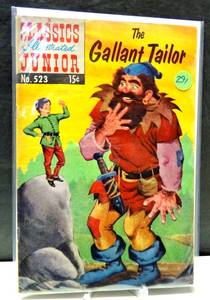 lot 291 image: VINTAGE 1956 Classics Illustrated Juniors #523. The Gallant Tailor by The Brothers Grimm