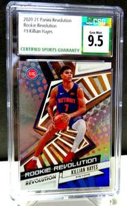 lot 300 image: 2020-21 Rookie Revolution Killian Hayes #9 - CSG Graded 9.5 Gem Mint $$$