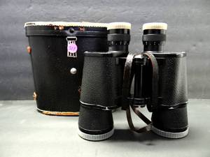 lot 301 image: BIG $ ITEN - BINOCULARS - VINTAGE, OPTEX 7X50 FULLY COATED OPTICS FIELD WCASE