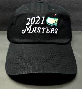 lot 307 image: Brand New 2021 Masters Hat from Augusta National - BLACK W TAGS RETAIL $28.00