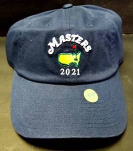 lot 315 image: Brand New 2021 Masters Hat from Augusta National - BLUE W TAGS RETAIL $28.00