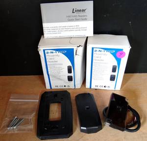 lot 9 image: BIG $ ITEM - Linear 2-N-1 125 kHz Proximity Reader 26 to 37-bit Access Control (2X$) CHECK COMPS