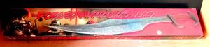 lot 16 image: THE FORGED WARRIOR SWORD - 33 Full Size Real Hand Forged Carbon Steel in Box
