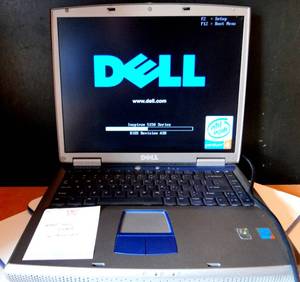lot 40 image: DELL INSPIRON 5150 LAPTOP COMPUTER W WINDOWS XP