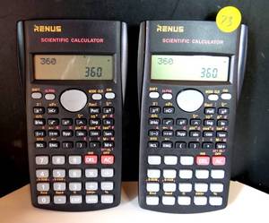 lot 73 image: PAIR - RENUS SCIENTIFIC CALCULATORS - TESTEDWORKING