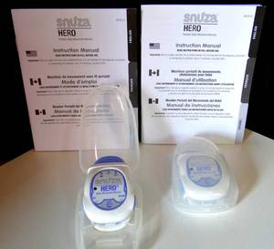 lot 84 image: SNUZA HERO Medically Certified Baby Breathing Monitor wManual - (2X$) $$$