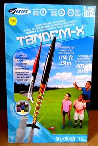 lot 94 image: Tandem-X Model Rocket Kit - NIB
