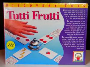 lot 122 image: DISCOVERY TOYS TUTTI FRUTI CARD GAME - NEWSEALED