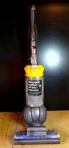 lot 136 image: Dyson Small Ball Multi Floor Upright Vacuum  Yellow - POWER TESTED ON - CYCLONE WORKSDIDNT FEEL SUCTION