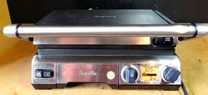 lot 138 image: Breville BGR820XL Smart Grill Electric Countertop Sandwich Panini Press - TESTEDWORKS
