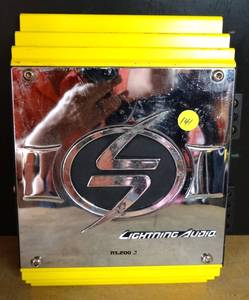 lot 141 image: Lightning Audio AMP B3.200.2 600 Watt Car Audio Amplifier $$
