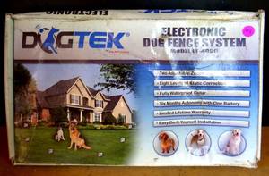 lot 143 image: DOGTEK ELECTRONIC DOG FENCE SYSTEM (EF4000) - APPEARS UNUSED IN ORIG BOX
