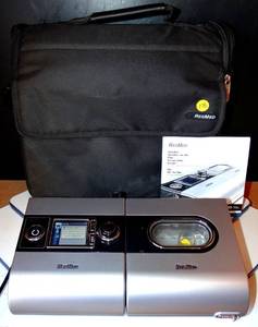 lot 176 image: BIG $ ITEM - RESMED S9 Elite with H5i Humidifier wManual & Case - TESTEDWORKS