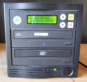 lot 193 image: UNBRANDED COMPACT DISKDVD DUPLICATOR - POWER TESTED GOOD $$$