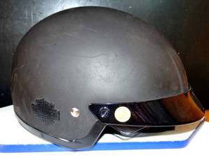 lot 208 image: HARLEY DAVIDSON MENS MOTORCYCLE HELMET - SIZE XL