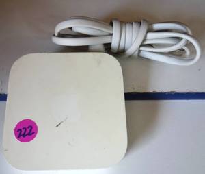 lot 222 image: Apple A1392 AirPort Express Base Station 802.11n WiFi Router