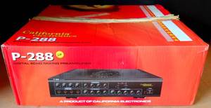 lot 224 image: CALIFORNIA ELECTRONICS P-288 DIGITAL ECHO MIXING PREAMPLIFIER WBOX $$$