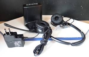 lot 232 image: Plantronics Cordless Headset and Charging Stand