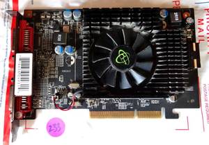 lot 233 image: HD-465X-ZP 4650 600M 1GB DDR2 DUAL DVI TV SOUND CARD