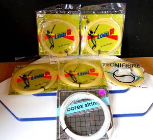 lot 234 image: LOT OF 6 VARIOUS TENNIS RACKET RE-STRING PACKS $$
