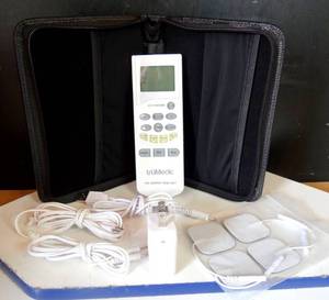 lot 250 image: TM-1000PRO Deluxe TENS Unit Electronic Pulse Massager wPads & Case