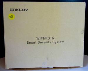 lot 255 image: ENKLOV Smart Home Security Kit - WIFIPSTN SYSTEM - APPEARS COMPLETE IN BOX