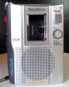 lot 257 image: Sony TCM-200DV Handheld Cassette Voice Recorder $$$