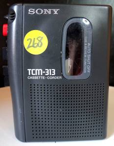 lot 268 image: VINTAGE Sony TCM-313 Cassette Recorder