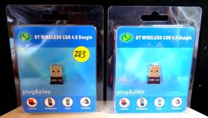 lot 283 image: LOT - BT WIRELESS CSR 4.0 DONGLE ADAPTER - NEWSEALED