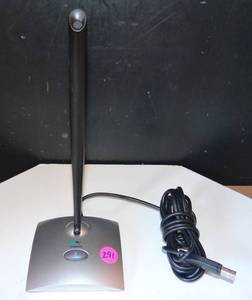 lot 291 image: Logitech USB Desktop Microphone 980186-0403 Pivoting PCMac