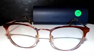 lot 299 image: WARBY PARKER EYEGLASS FRAMES - LENS APPEARS LOW PERSCRIPTION OR PERHAPS READERS (CAN REPLACE)