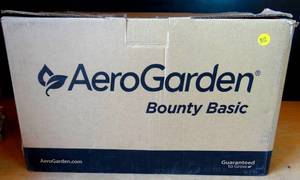 lot 312 image: AeroGarden - Bounty Basic 9-Pod - Black - APPEARS UNUSED IN BOX $$$