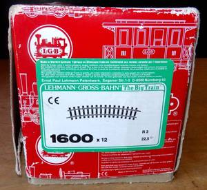 lot 316 image: LGB THE BIG TRAIN BOX OF TRACKS SECTIONS
