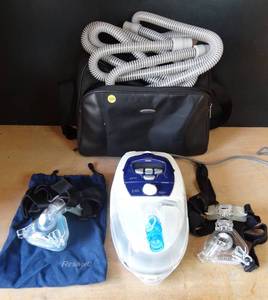 lot 320 image: COMPLETE ResMed S8 Escape II CPAP Machine with Easy-Breathe wAccessories & Storage Bag $$$