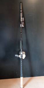 lot 354 image: BERKLEY FUSION ROD & REEL W TAGS - (UPPER PART OF ROD IS MISSING)