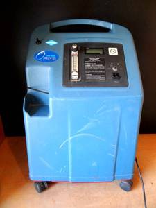 lot 349 image: BIG $ ITEM - John Bunn O2 Premier Oxygen Concentrator MODEL JB0160-010B 5 LITRE - SEE NOTE