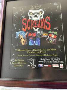 lot 19 image: Screams Poster approx 8 12 x 11